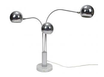 George Kovacs Mid-Century Chrome Eyeball Lamp (CTF20)