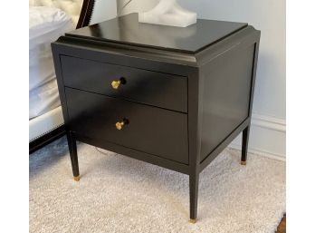 Pr. Black Painted End Tables, Hickory Chair Co. (cTF40)
