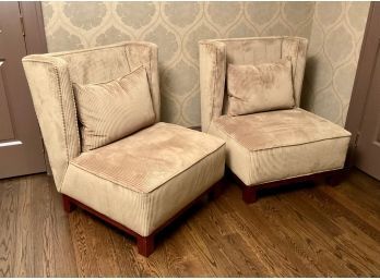 Pr. Armless Wing Chairs (CTF40)