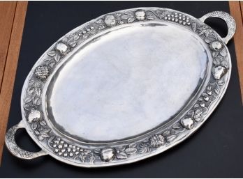 Vigueras Mexican 925 Sterling Reppouse Platter (CTF20)