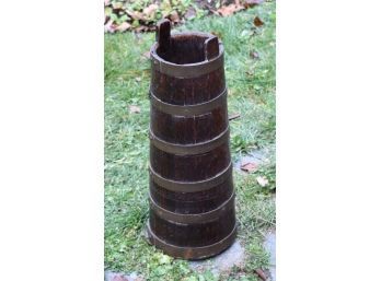 Antique English Peat Barrel CTF10)