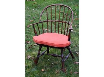 18th C. American Windsor Sack-back Arm Chair (CTF20)