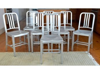 Eight Emeco Aluminum Chairs (CTF40)