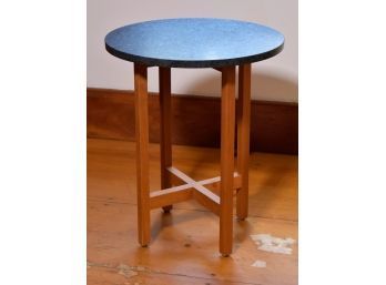 Room & Board Slate And Cherry Side Table (CTF20)