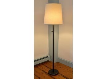 Floor Lamp W/white Tapered Shade (CTF20)