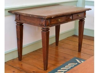 Antique Canadian Two Drawer Table (CTF20)