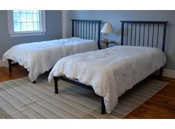 Pr. Room & Board Twin Beds (CTF60)