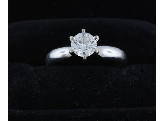 Updated ! Approx. .85 Ct  Round Diamond Engagement Ring