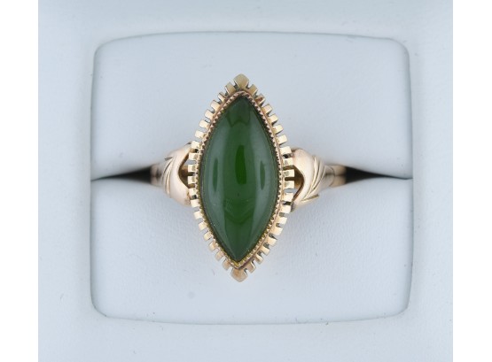 Jade 18K Gold Ring