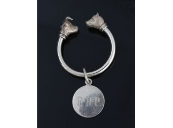Silver Key Ring, Tag Marked Tiffany & Co.