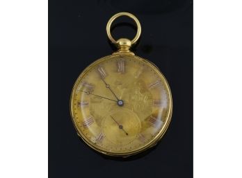 Antique 18k Gold Pocket Watch