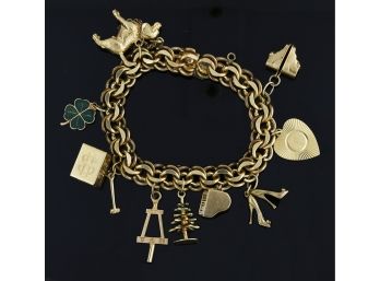 Bracelet With Gold Charms