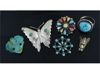 Silver And Turquoise Jewelry