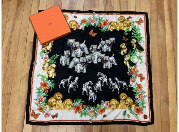 Versace Scarf And Hermes Box