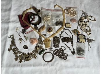 Collection Of Estate Costume Jewelry