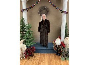 Full Length Ladies Fur Coat