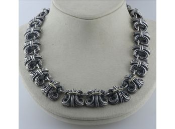 Lagos Cavier 18k And Sterling Necklace