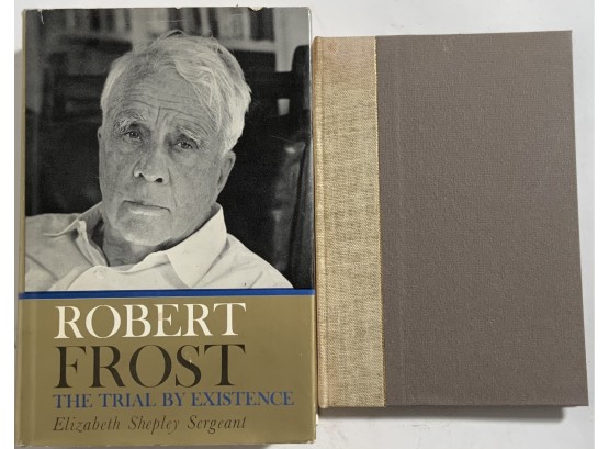 Robert Frost Books, One Signed By Author