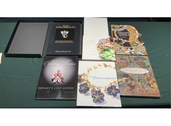 Eight Tiffany, Gems, Jewelry And Enamels Related Reference Books