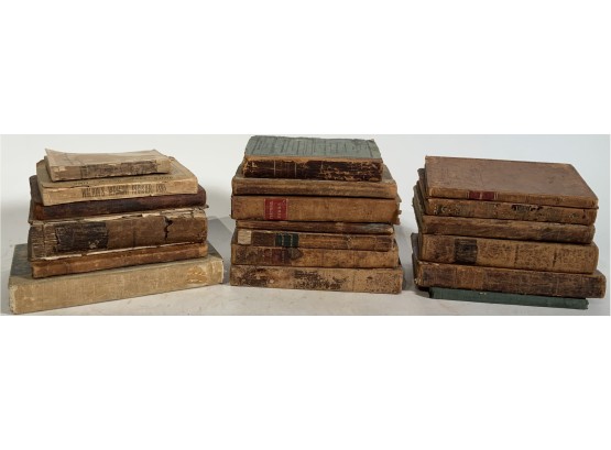Collection Of 19th C. Books Published Printed In Windsor, VT