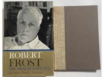 Robert Frost Books, One Signed By Author