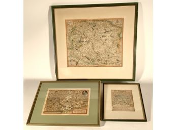 Three Antique Hungarian Maps