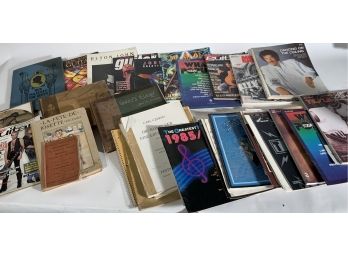 Assorted Misc: Lot Of Books And Sheet Music