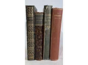 4 French Books - Louis XIV, L. Bertrand - Le Diable - Views In Paris And Its Environs - The Connoisseur