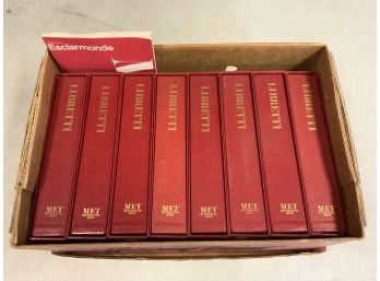 LibrettiLiberetto MET Opera Music Contained In Eight Binders