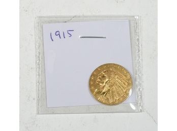 1915 5 Dollar Gold Piece