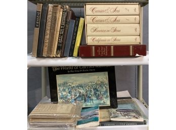 Collection Of Currier & Ives Reference Books And Related