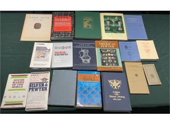 Eighteen Silver, Pewter, Dictionary Of Marks, Relatedy Reference Books