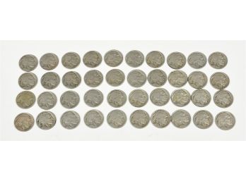(40) Better Date Buffalo Nickels