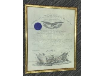 1868 Andrew Johnson Document