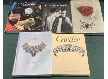 Five Reference Books, Cartier, Hans Nadelhoffer, Van Cleef & Arpels,