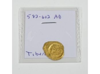 Maurice Tiberius Gold Coin 582-602 AD