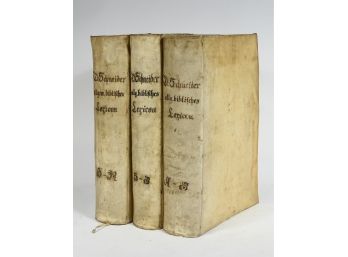 Daniel Schneider Alleg. Biblifches Lexicon, 3 Vols 1730-1731