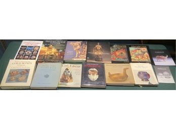 Fourteen Russian Reference Books, Art Nouveau, Faberge, Ormolu Etc.
