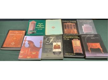 Nine Regional Furniture Reference Books