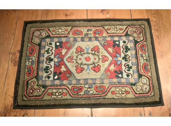 Early Hooked Rug