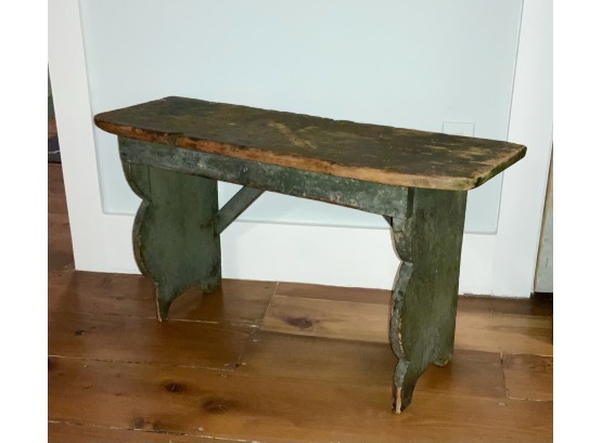 Early Painted Bench