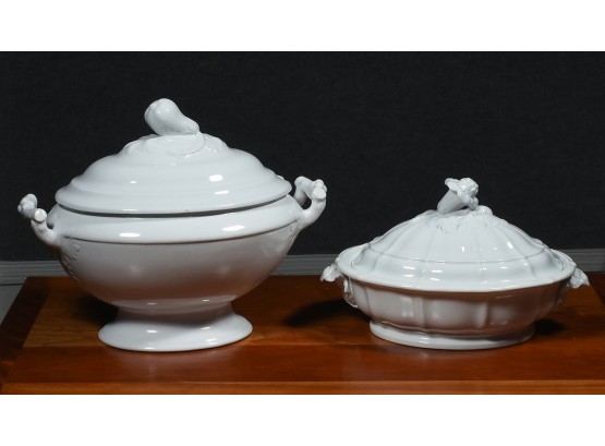 Ironstone Covered Soup Tureens