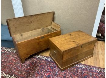 Two Blanket Boxes