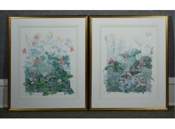 Pencil Signed Wildflower Lithographs By Gary Milek