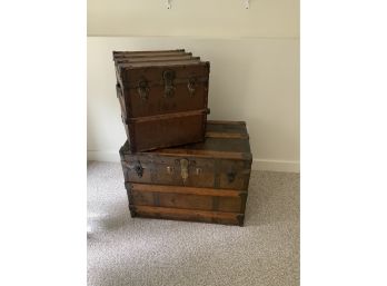 Two Victorian Trunks