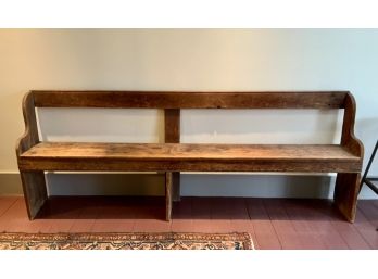 19th C. Country Bench