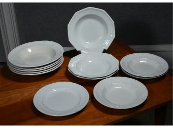 Twelve Assorted IronStone Plates And Soups