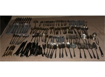 Approx. 180 Pieces Of Silverplate And Stainless Flatware