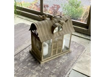 Vintage Tin Birdhouse