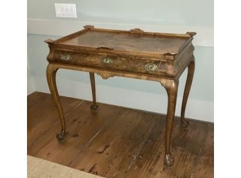 Antique English Walnut Tea Table